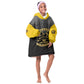 Personalized Buffalo Soldier Kid Wearable Blanket Hoodie African American Heroes - Black - African Pride