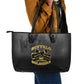 Buffalo Soldier Leather Tote Bag African American Heroes - Black - African Pride