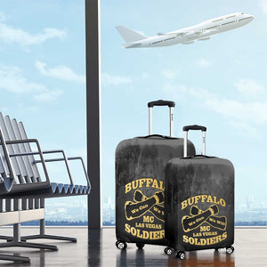 Buffalo Soldier Luggage Cover African American Heroes - Black - African Pride