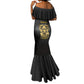 Personalized Buffalo Soldier Mermaid Dress African American Heroes - Black - African Pride