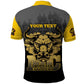 Personalized Buffalo Soldier Polo Shirt African American Heroes - Black - African Pride