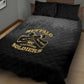 Buffalo Soldier Quilt Bed Set African American Heroes - Black - African Pride