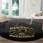 Buffalo Soldier Round Carpet African American Heroes - Black - African Pride