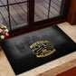 Buffalo Soldier Rubber Doormat African American Heroes - Black - African Pride