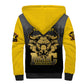 Personalized Buffalo Soldier Sherpa Hoodie African American Heroes - Black - African Pride