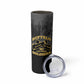 Personalized Buffalo Soldier Skinny Tumbler African American Heroes - Black - African Pride