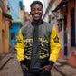 Personalized Buffalo Soldier Sleeve Zip Bomber Jacket African American Heroes - Black - African Pride