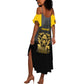 Personalized Buffalo Soldier Summer Maxi Dress African American Heroes - Black - African Pride