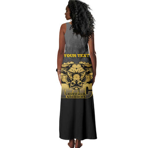 Personalized Buffalo Soldier Tank Maxi Dress African American Heroes - Black - African Pride