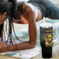 Personalized Buffalo Soldier Tumbler With Handle African American Heroes - Black - African Pride