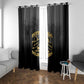 Buffalo Soldier Window Curtain African American Heroes - Black - African Pride