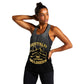 Personalized Buffalo Soldier Women Racerback Tank African American Heroes - Black - African Pride