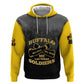 Personalized Buffalo Soldier Zip Hoodie African American Heroes - Black - African Pride