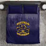 Buffalo Soldier Bedding Set African American Heroes - Navy Blue - African Pride