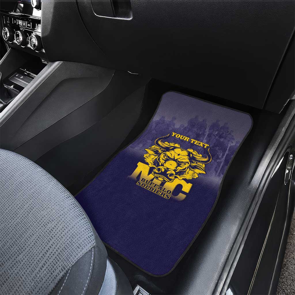 Buffalo Soldier Car Mats African American Heroes - Navy Blue - African Pride