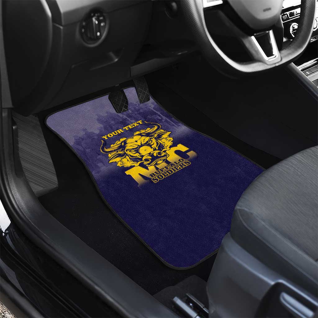 Buffalo Soldier Car Mats African American Heroes - Navy Blue - African Pride