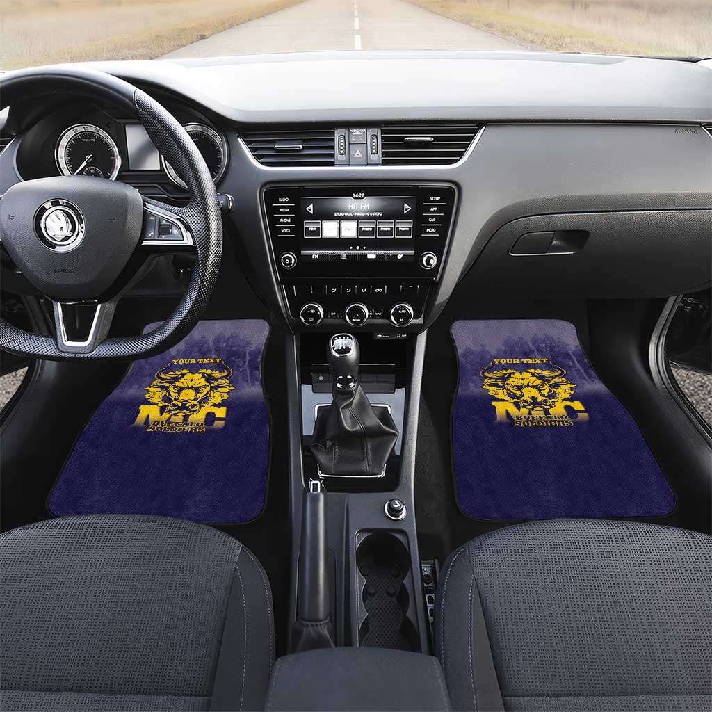 Buffalo Soldier Car Mats African American Heroes - Navy Blue - African Pride
