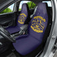 Buffalo Soldier Car Seat Cover African American Heroes - Navy Blue - African Pride