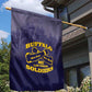 Buffalo Soldier Garden Flag African American Heroes - Navy Blue - African Pride