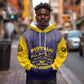 Personalized Buffalo Soldier Hoodie African American Heroes - Navy Blue - African Pride