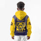 Personalized Buffalo Soldier Kid Hoodie African American Heroes - Navy Blue - African Pride
