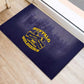 Buffalo Soldier Rubber Doormat African American Heroes - Navy Blue - African Pride