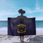 Buffalo Soldier Sarong African American Heroes - Navy Blue - African Pride