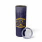 Personalized Buffalo Soldier Skinny Tumbler African American Heroes - Navy Blue - African Pride