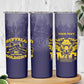Personalized Buffalo Soldier Skinny Tumbler African American Heroes - Navy Blue - African Pride