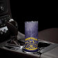 Personalized Buffalo Soldier Skinny Tumbler African American Heroes - Navy Blue - African Pride