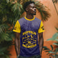 Personalized Buffalo Soldier T shirt African American Heroes - Navy Blue - African Pride