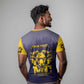 Personalized Buffalo Soldier T shirt African American Heroes - Navy Blue - African Pride