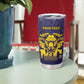 Personalized Buffalo Soldier Tumbler Cup African American Heroes - Navy Blue - African Pride