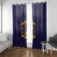 Buffalo Soldier Window Curtain African American Heroes - Navy Blue - African Pride