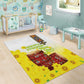 Melkam Enkutatash Ethiopian Area Rug Kebero Drum With Adey Abeba Flower - African Pride