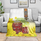 Melkam Enkutatash Ethiopian Blanket Kebero Drum With Adey Abeba Flower - African Pride