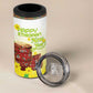 Melkam Enkutatash Ethiopian 4 in 1 Can Cooler Tumbler Kebero Drum With Adey Abeba Flower - African Pride
