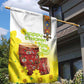 Melkam Enkutatash Ethiopian Garden Flag Kebero Drum With Adey Abeba Flower - African Pride
