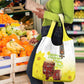 Melkam Enkutatash Ethiopian Grocery Bag Kebero Drum With Adey Abeba Flower - African Pride