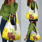 Melkam Enkutatash Ethiopian Grocery Bag Kebero Drum With Adey Abeba Flower - African Pride