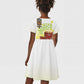 Melkam Enkutatash Ethiopian Kid Short Sleeve Dress Kebero Drum With Adey Abeba Flower - African Pride