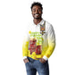 Melkam Enkutatash Ethiopian Long Sleeve Polo Shirt Kebero Drum With Adey Abeba Flower - African Pride