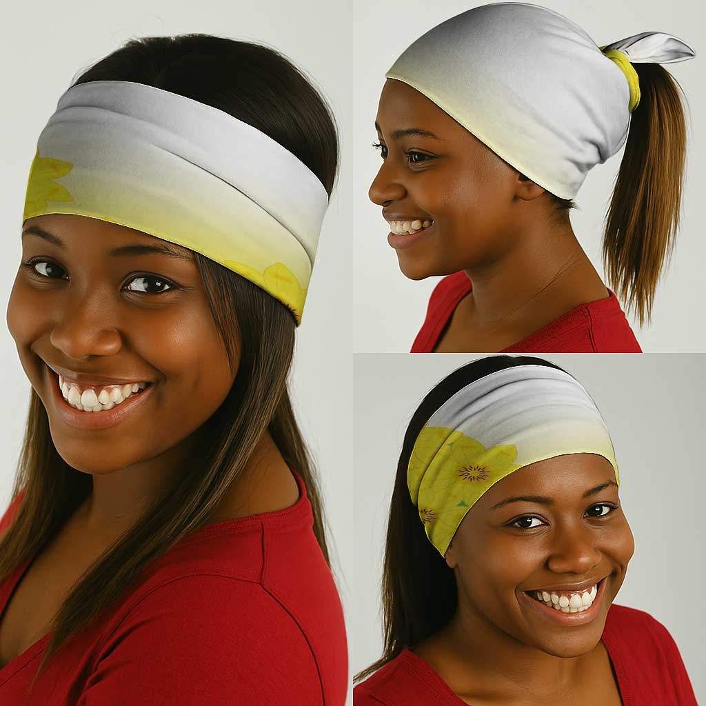 Melkam Enkutatash Ethiopian Neck Gaiter Kebero Drum With Adey Abeba Flower - African Pride
