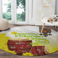 Melkam Enkutatash Ethiopian Round Carpet Kebero Drum With Adey Abeba Flower - African Pride