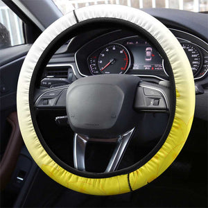 Melkam Enkutatash Ethiopian Steering Wheel Cover Kebero Drum With Adey Abeba Flower - African Pride