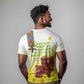 Melkam Enkutatash Ethiopian T shirt Kebero Drum With Adey Abeba Flower - African Pride