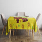 Melkam Enkutatash Ethiopian Tablecloth Kebero Drum With Adey Abeba Flower - African Pride