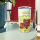 Melkam Enkutatash Ethiopian Tumbler Cup Kebero Drum With Adey Abeba Flower - African Pride