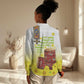 Melkam Enkutatash Ethiopian Women Casual Shirt Kebero Drum With Adey Abeba Flower - African Pride