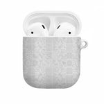 Nigeria Osun-Osogbo Festival AirPods Case White Lily Lei With Yoruba Pattern